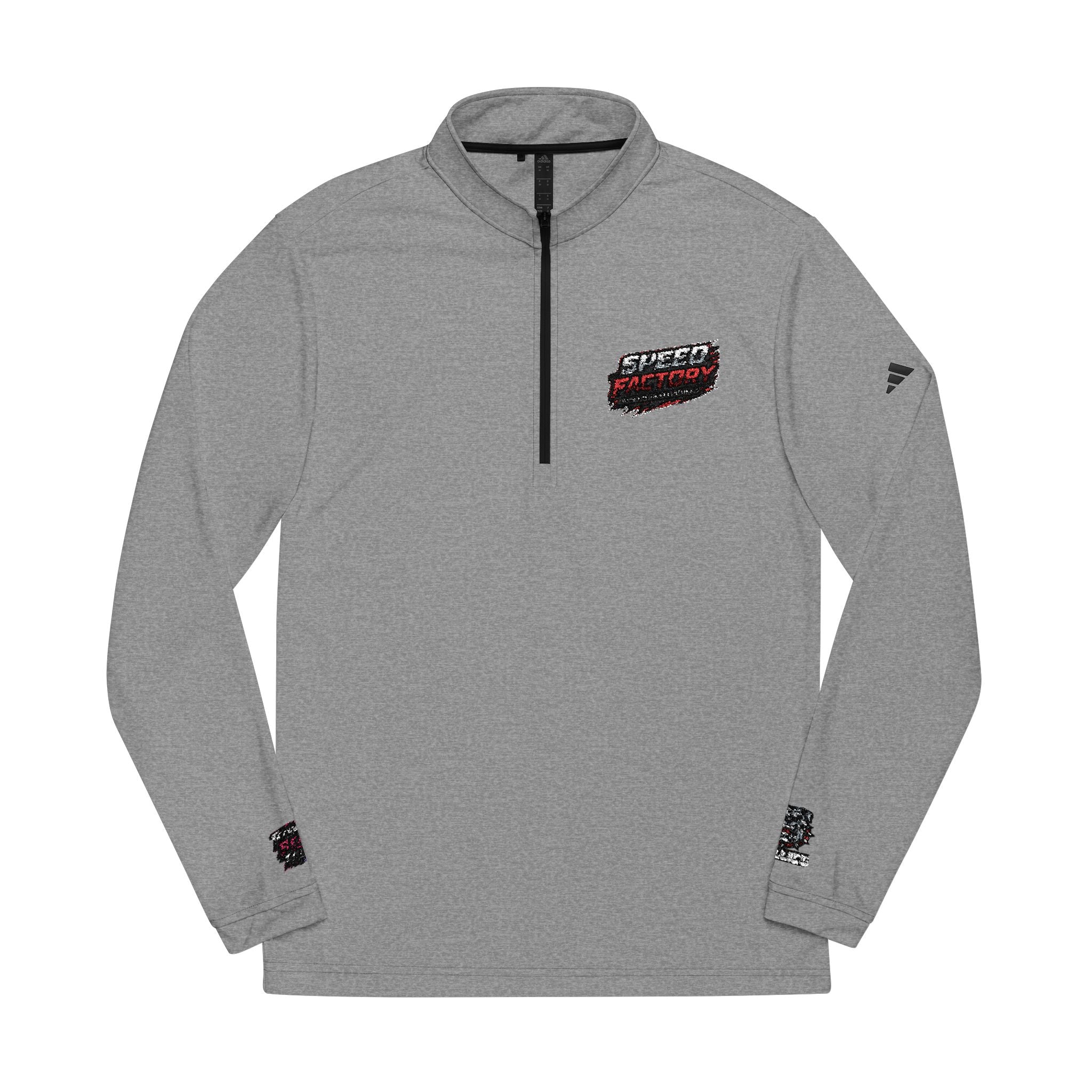 Speed Factory Embroidered Quarter - Zip Pullover - White Adidas® Performance Jacket - Speed Factory Athlete Development (Cen Cal Bullies )