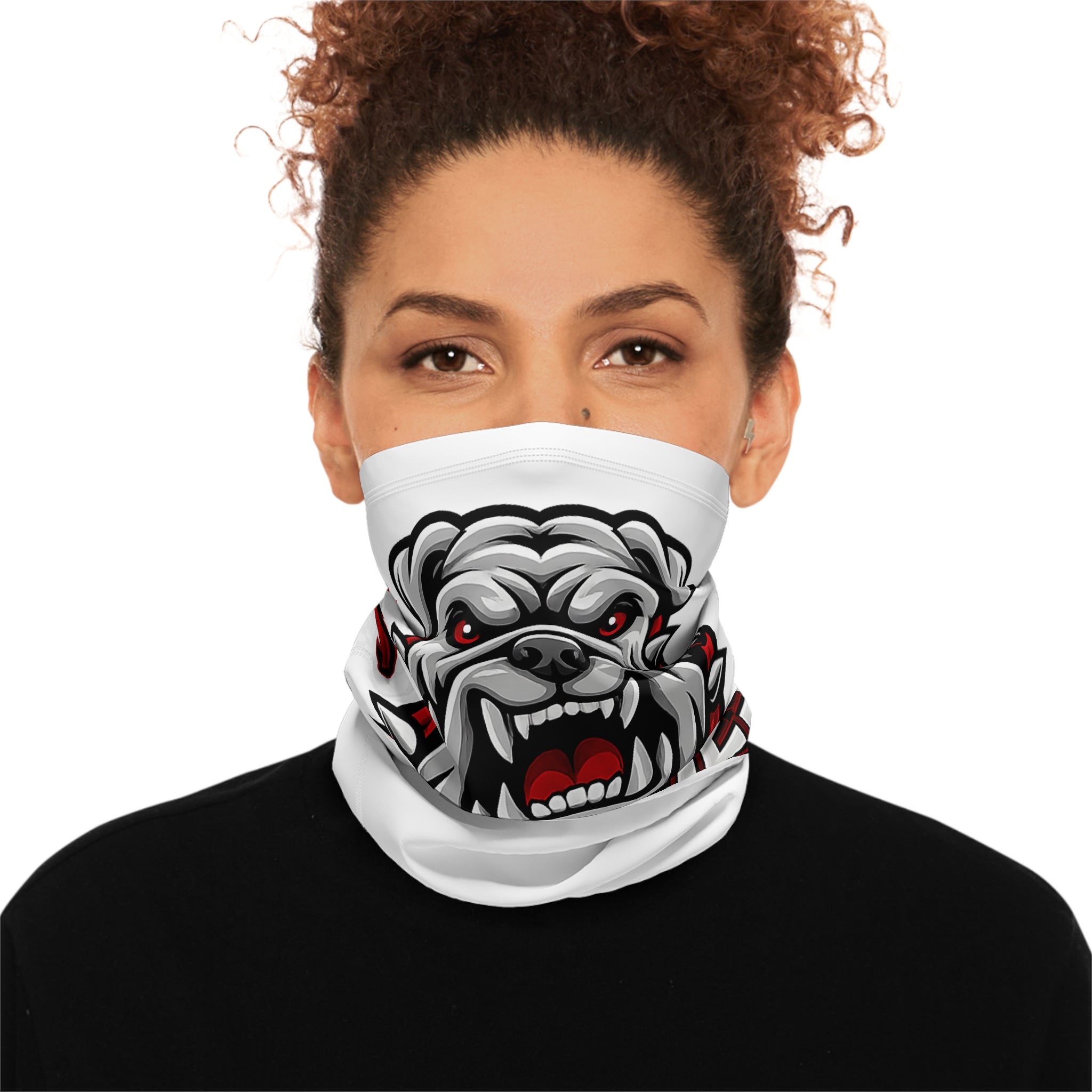 Winter Neck Gaiter — Bullies Mascot «Built Different» Cold - Weather Face Cover - Speed Factory Athlete Development (Cen Cal Bullies )
