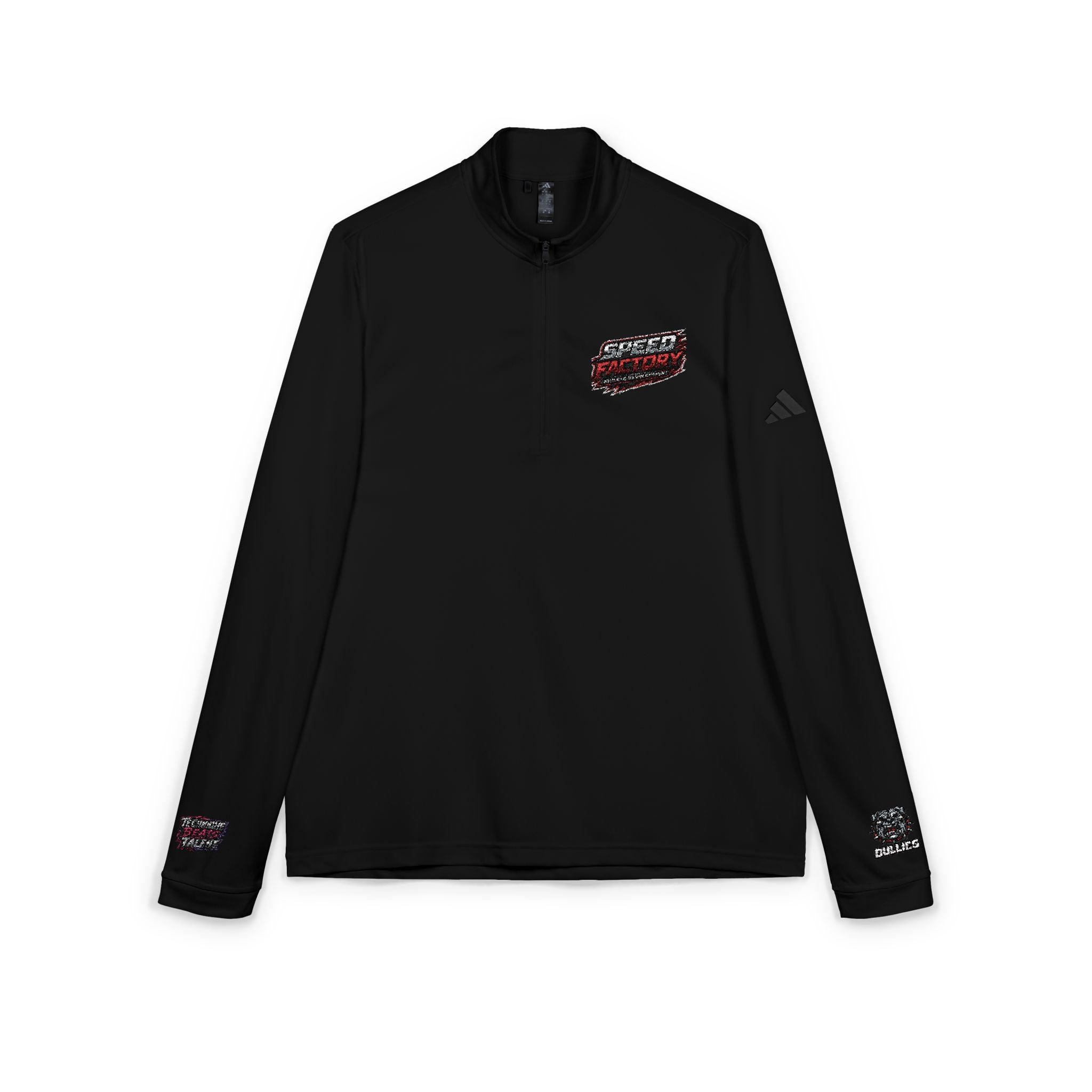 Speed Factory Embroidered Quarter - Zip Pullover - White Adidas® Performance Jacket - Speed Factory Athlete Development (Cen Cal Bullies )
