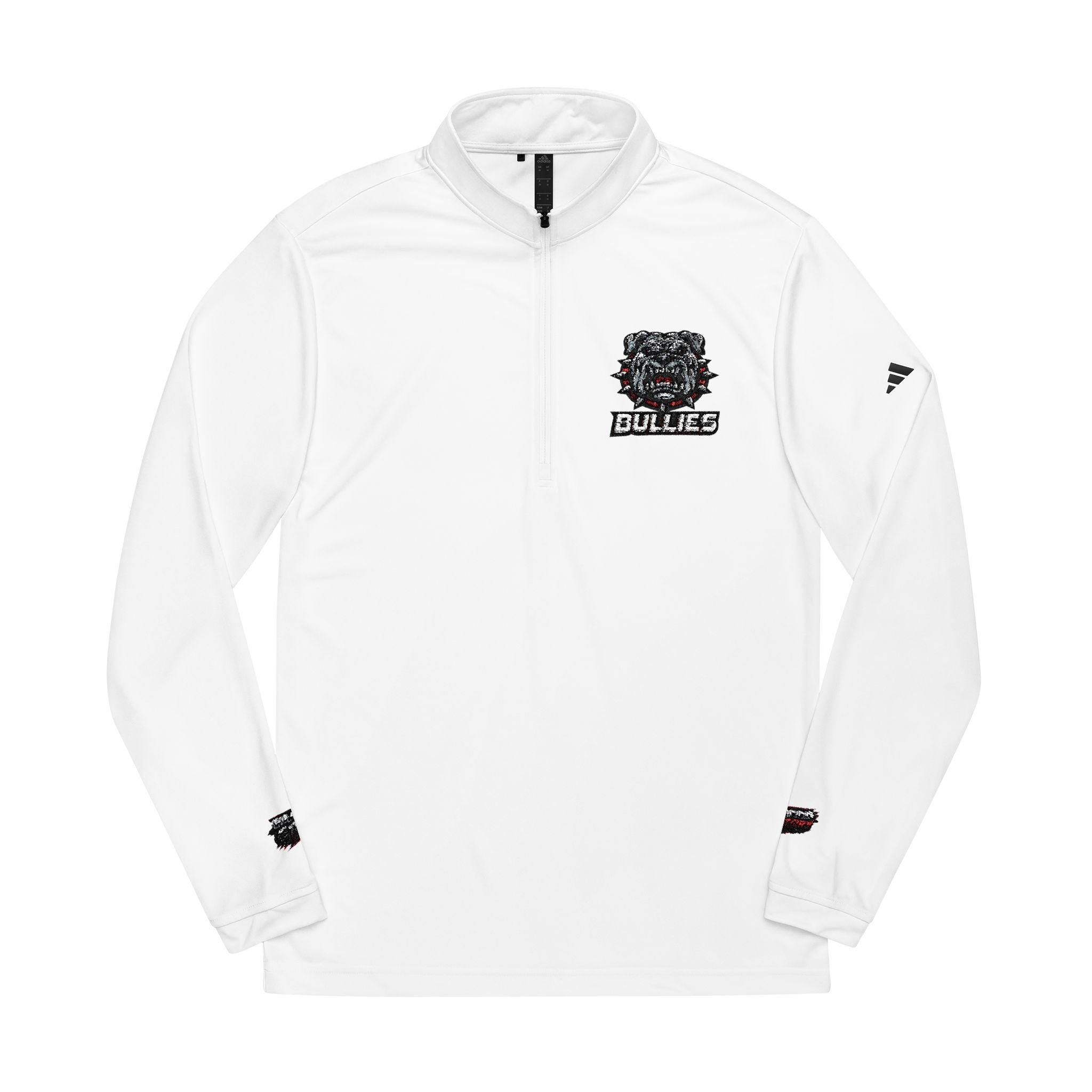Bullies Adidas Embroidered Lion Crest Quarter - Zip Pullover - Speed Factory Athlete Development (Cen Cal Bullies )