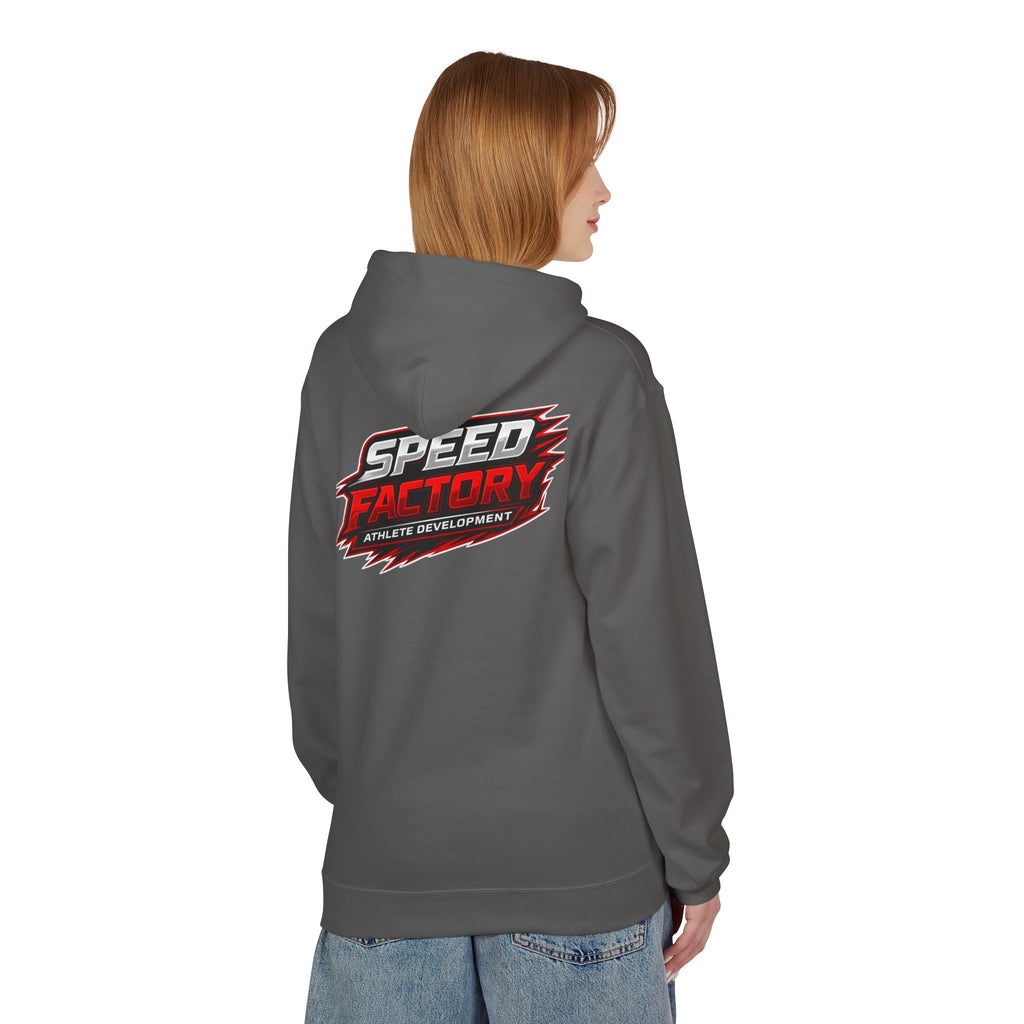 Eat,Train,Pray,Repeat - Unisex Midweight Softstyle Fleece Hoodie - Speed Factory Athlete Development (Cen Cal Bullies )