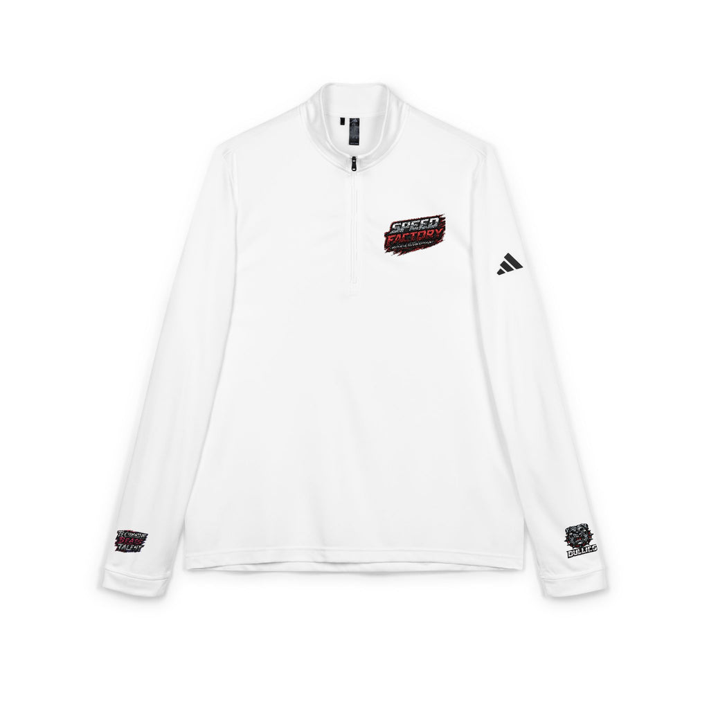 Speed Factory Embroidered Quarter - Zip Pullover - White Adidas® Performance Jacket - Speed Factory Athlete Development (Cen Cal Bullies )