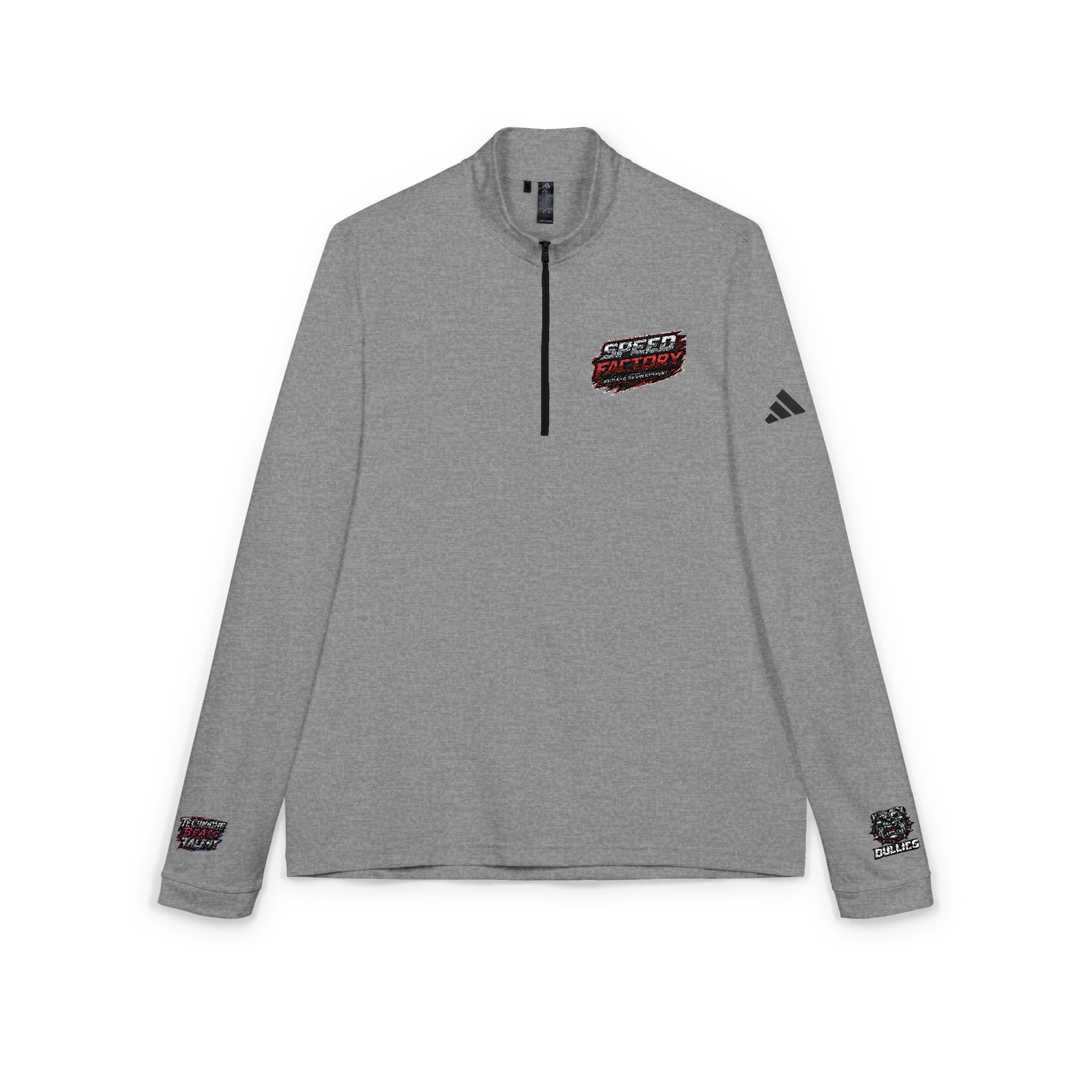 Speed Factory Embroidered Quarter - Zip Pullover - White Adidas® Performance Jacket - Speed Factory Athlete Development (Cen Cal Bullies )